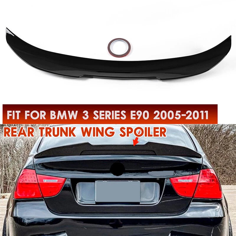 Gloss Black Trunk Spoiler Wing for 2006-2011 BMW E90 3 Series M3 Sedan