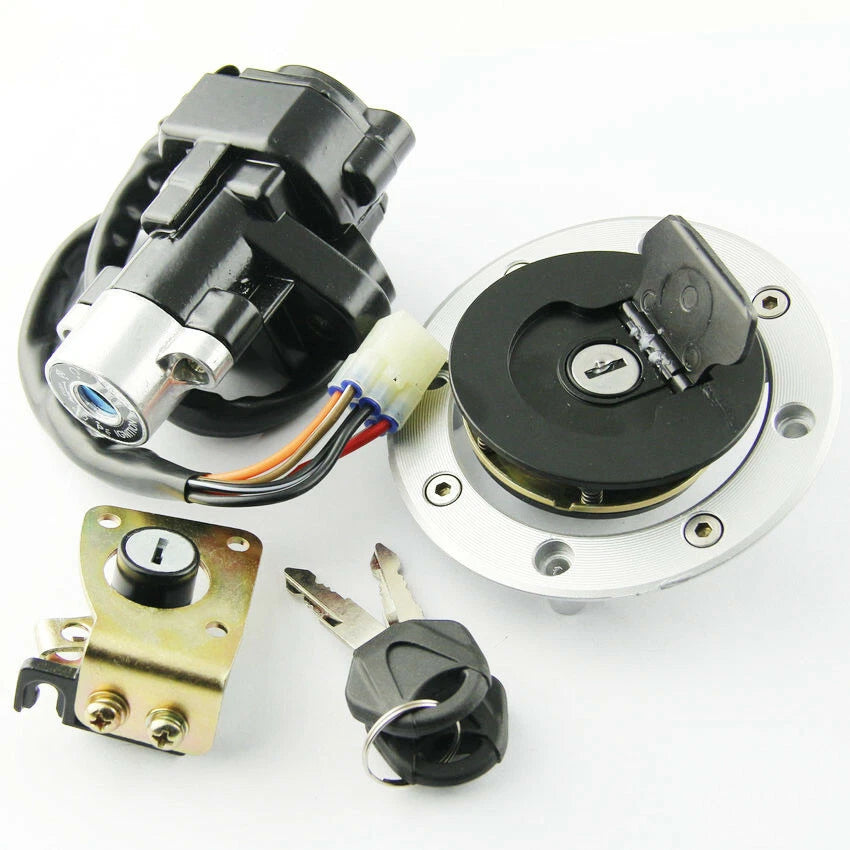 Ignition Key Switch Lock Set for Suzuki TL1000R GSXR600 TL1000S GSX600 GSX750 (1998-2001)