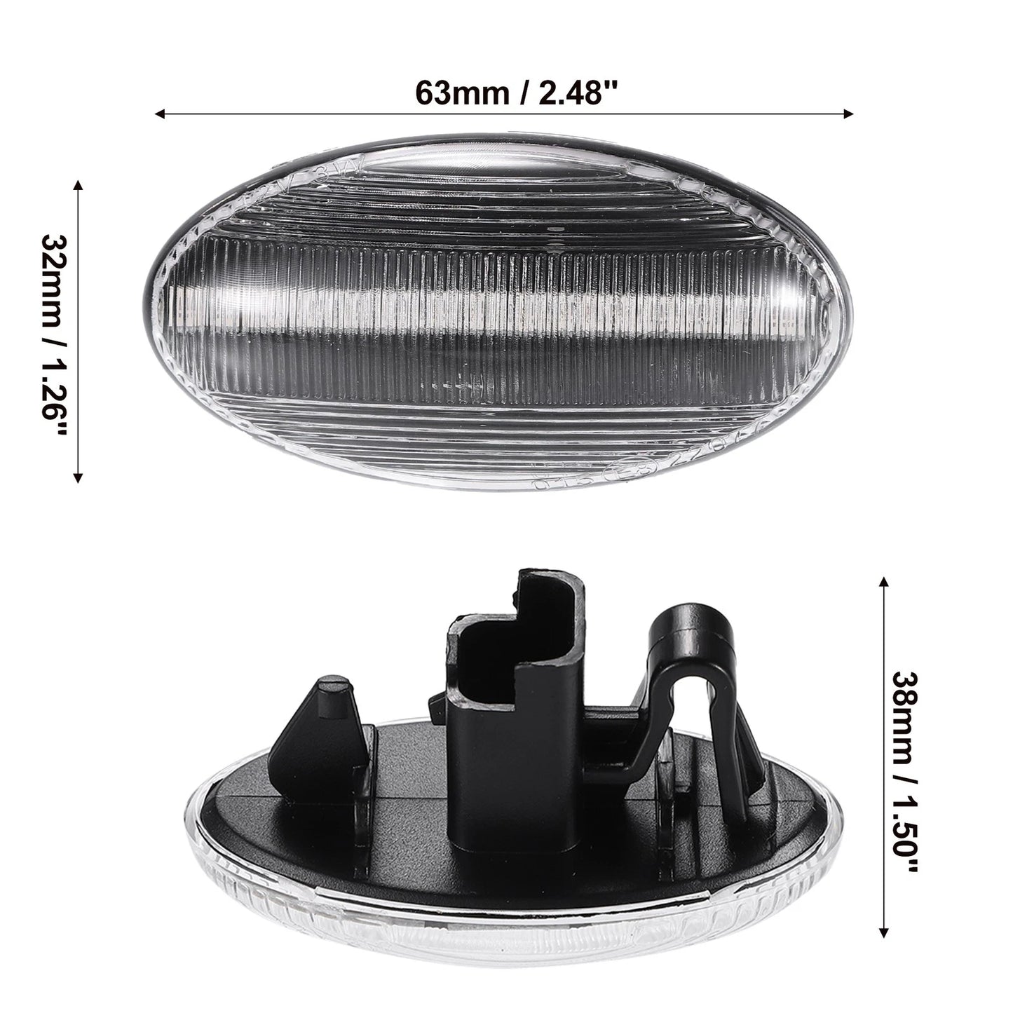 LED Side Indicator Repeater Lights for Toyota Aygo, ProAce (2014-2023)