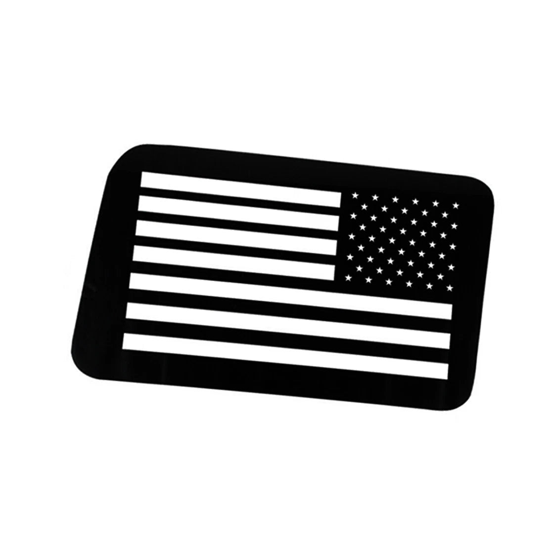 Black Rear Window Louver USA Flag Decals for Ford Bronco (2021-2023)