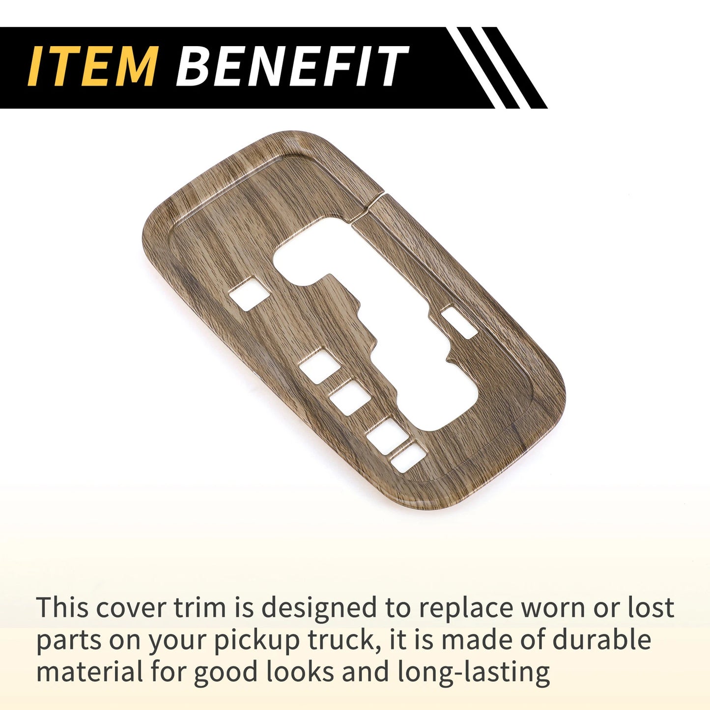 Console Gear Shift Frame Panel Trim for Jeep Wrangler JK JKU (2011-2017)