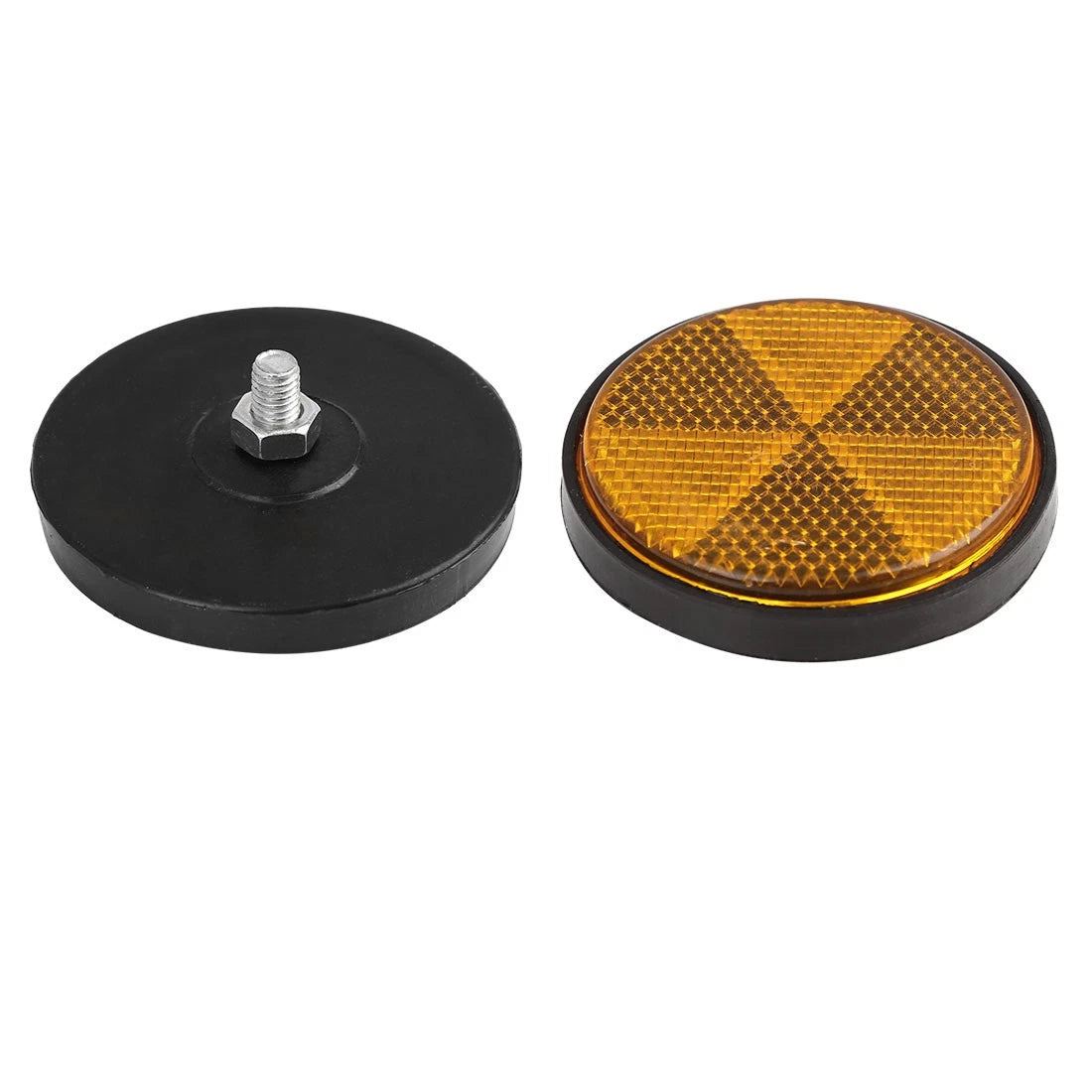 4 x 6mm Plastic Screw Mount Reflective Motorcycle Reflector for Motorcycle