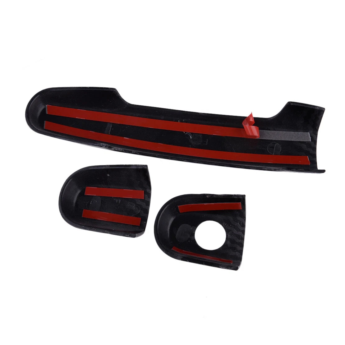 ABS Carbon Fiber Door Handle Cover Trim for Toyota Yaris (2007-2011)