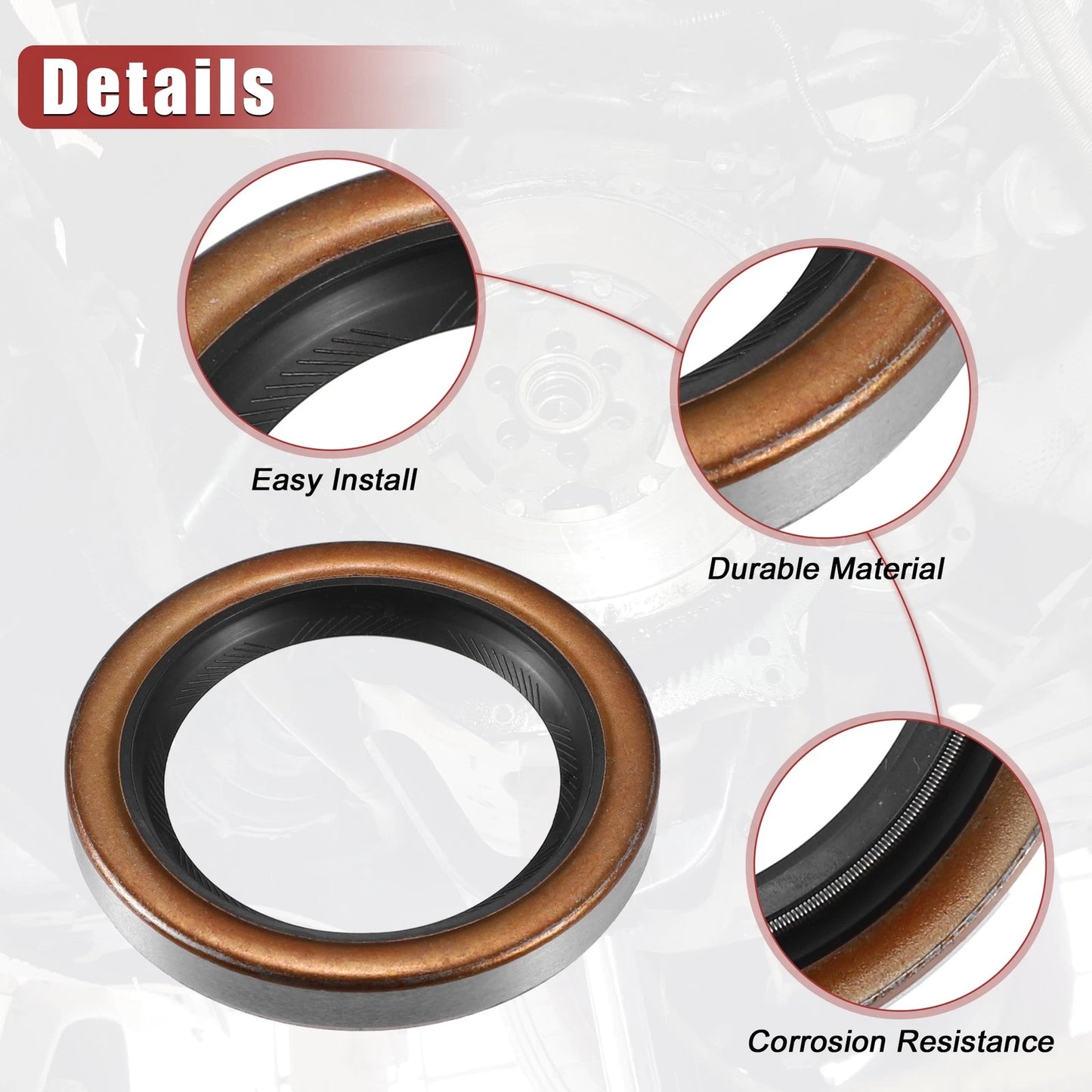 Engine Crankshaft Oil Seal for Toyota Pickup / 4Runner (1973-1995)