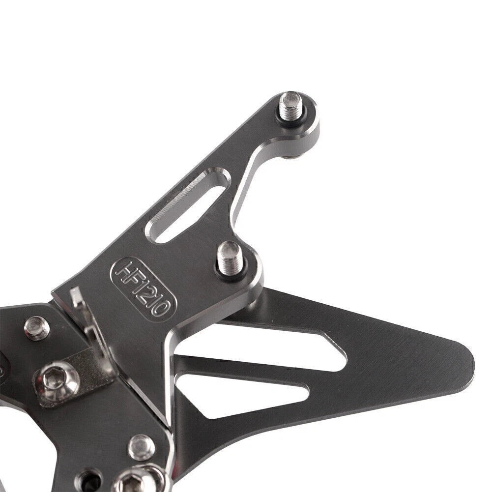 Adjustable Grey Racing Rearsets Footrest Pegs for Suzuki GSXR 600 (2015)