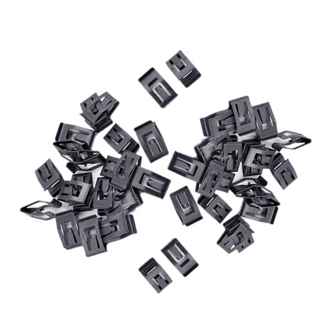Universal Auto Dash Console Trim Metal Retainer Rivet Clips (Fits Most Cars)