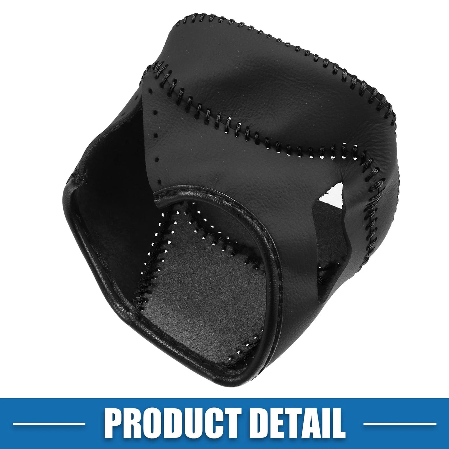 Gear Shifting Knob Cover for Nissan Rogue (2021-2023) PU Leather Black