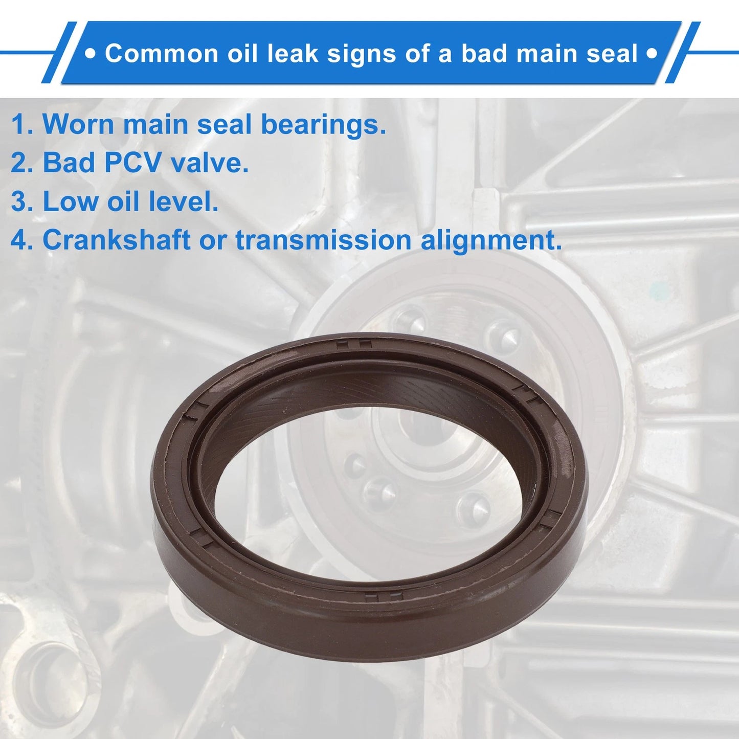 1 x Front Crankshaft Oil Seal for Toyota Camry Celica