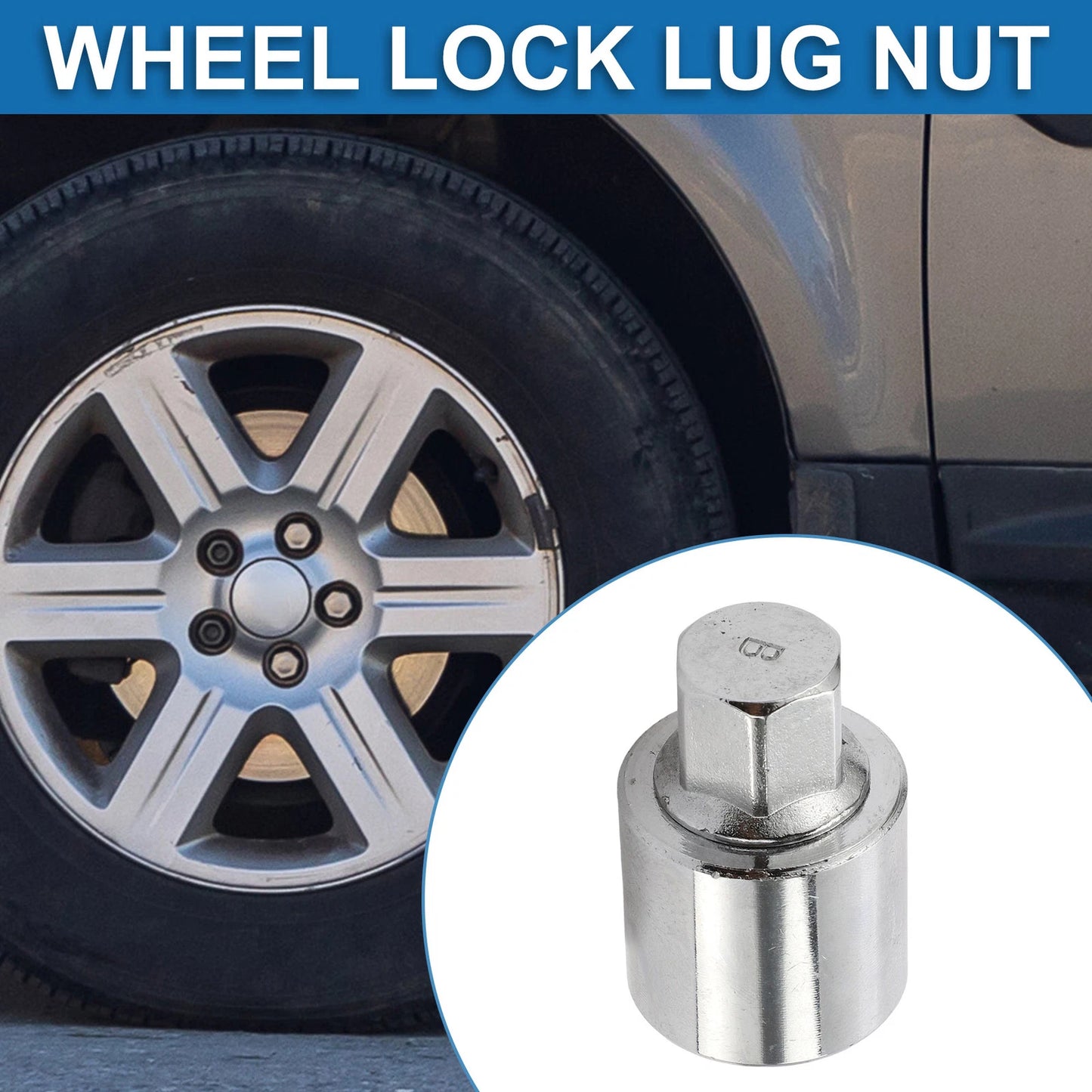 B Wheel Lock Lug Nut Anti-Theft Key Socket for Land Rover