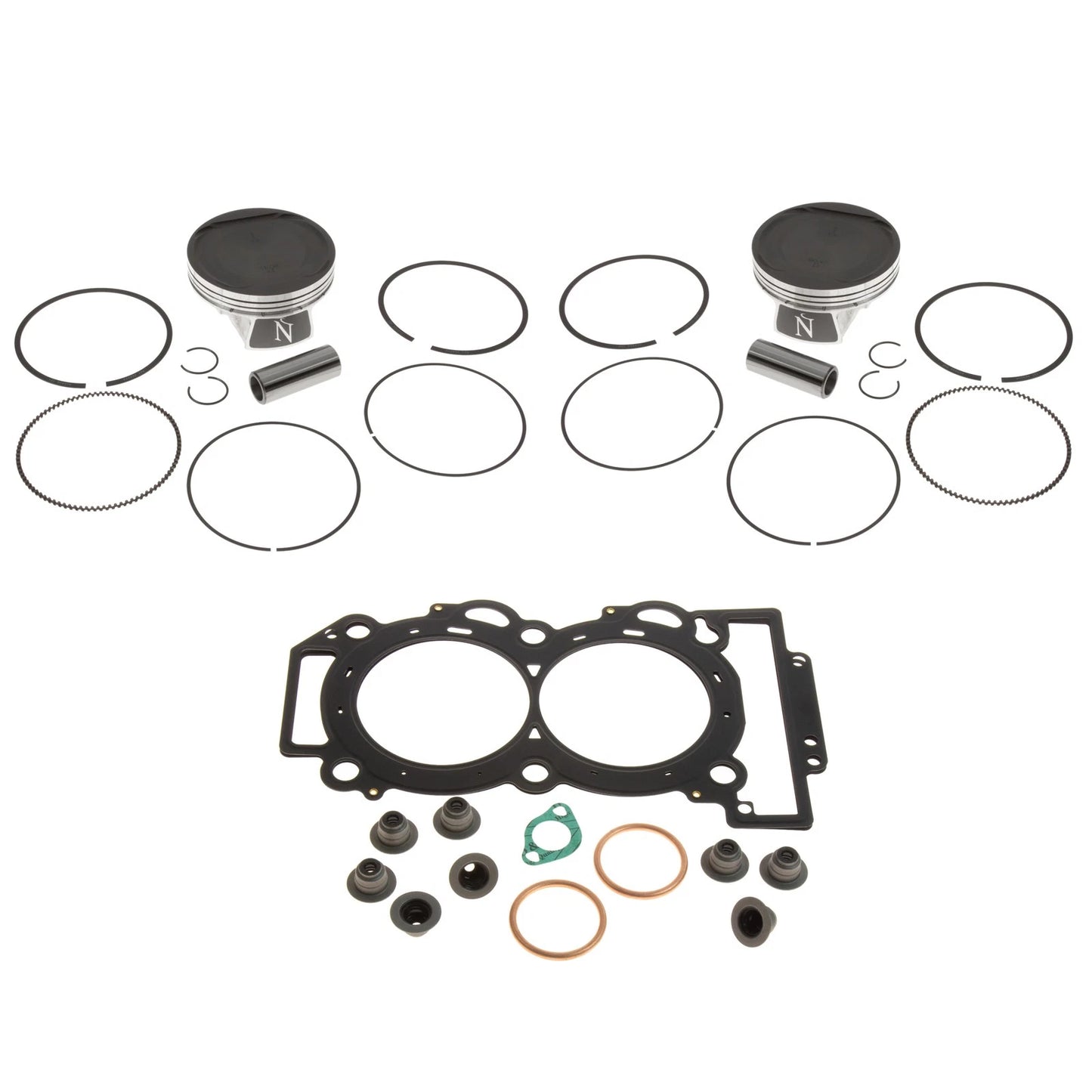 2 x Namura .040 Over Bore Pistons & Top Gasket for Scrambler 1000 Sportsman