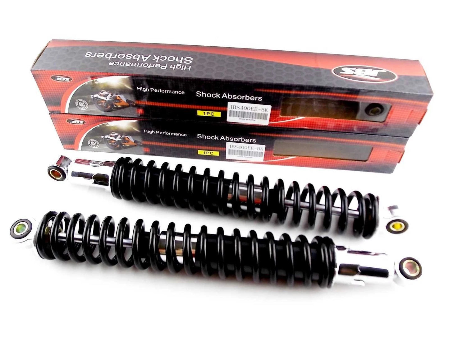 400mm Black/Chrome Rear Shock Absorbers for Honda XL125S