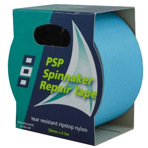 Sail Repair Tape 4.5M x 50mm Self Adhesive for Tents, Kites, Light Blue