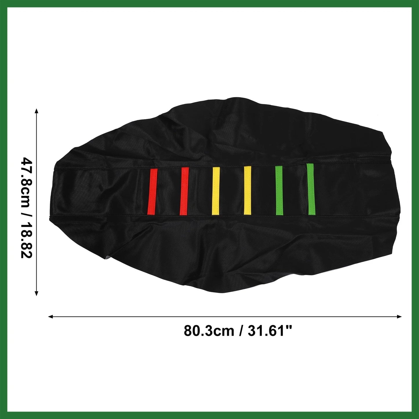 Seat Cover for Motorcycle Faux Leather Soft Seat Cushion Multicolor