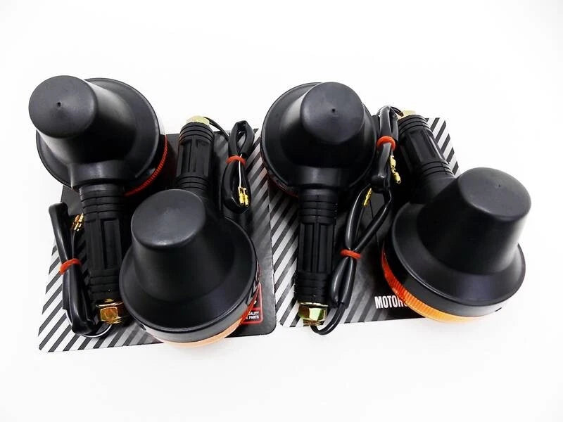 4 x Turn Signal Indicator Blinker Assembly for Suzuki TS250X (1984-1989)