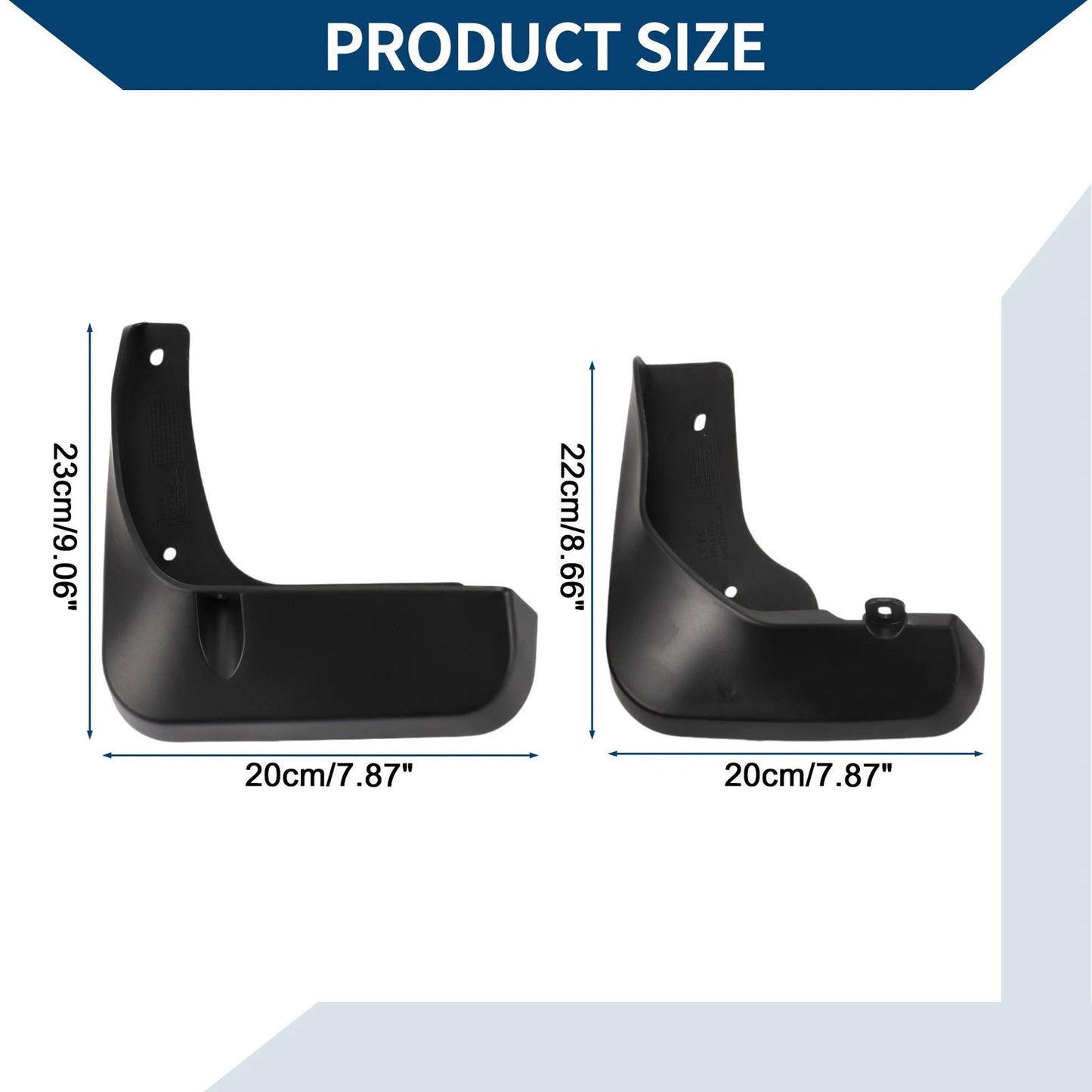 Mud Flaps 1Set Front & Rear Splash Guards for Toyota Camry (2012–2014)