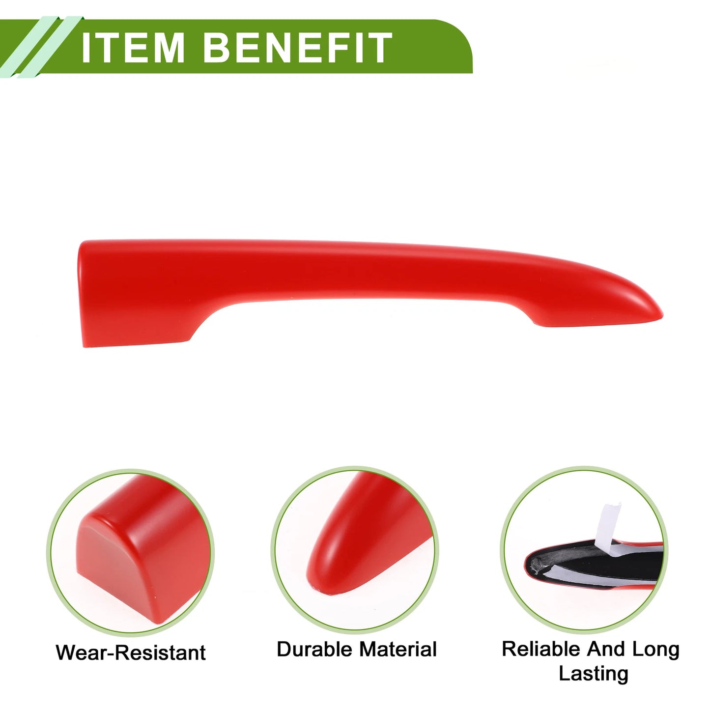Rear Trunk Door Tailgate Handle Cover for BMW Mini Cooper F54 Clubman 2014+ Red