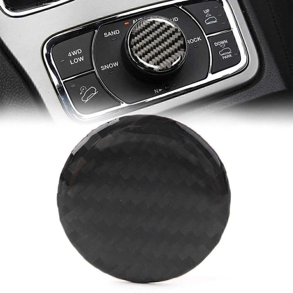 Black Console Knob Cover Trim for Jeep Grand Cherokee (2011-2022)