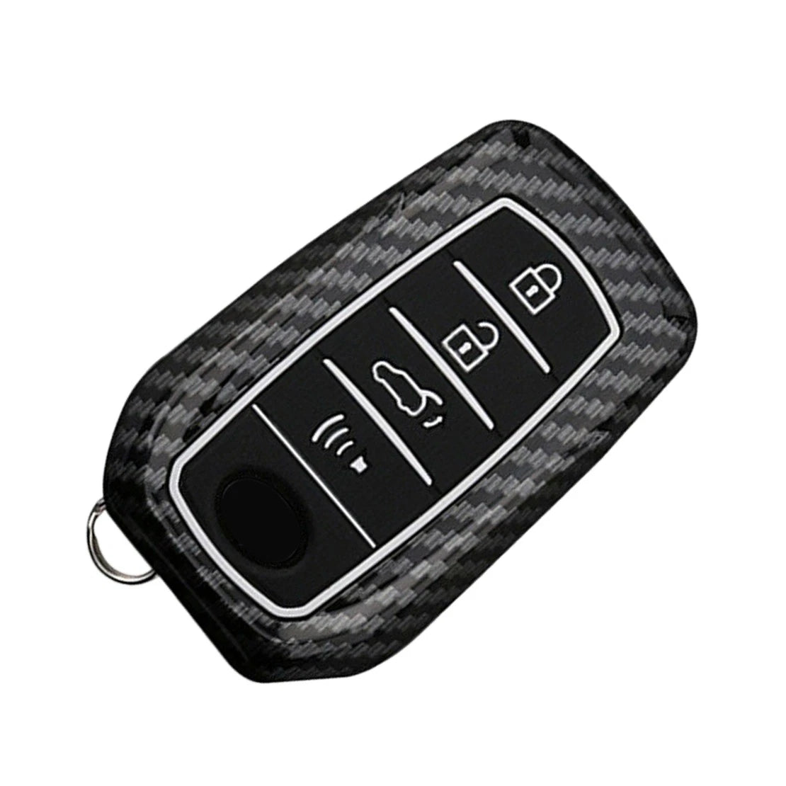 Carbon Fiber Key Shell Cover for Toyota Land Cruiser (2016-2023)