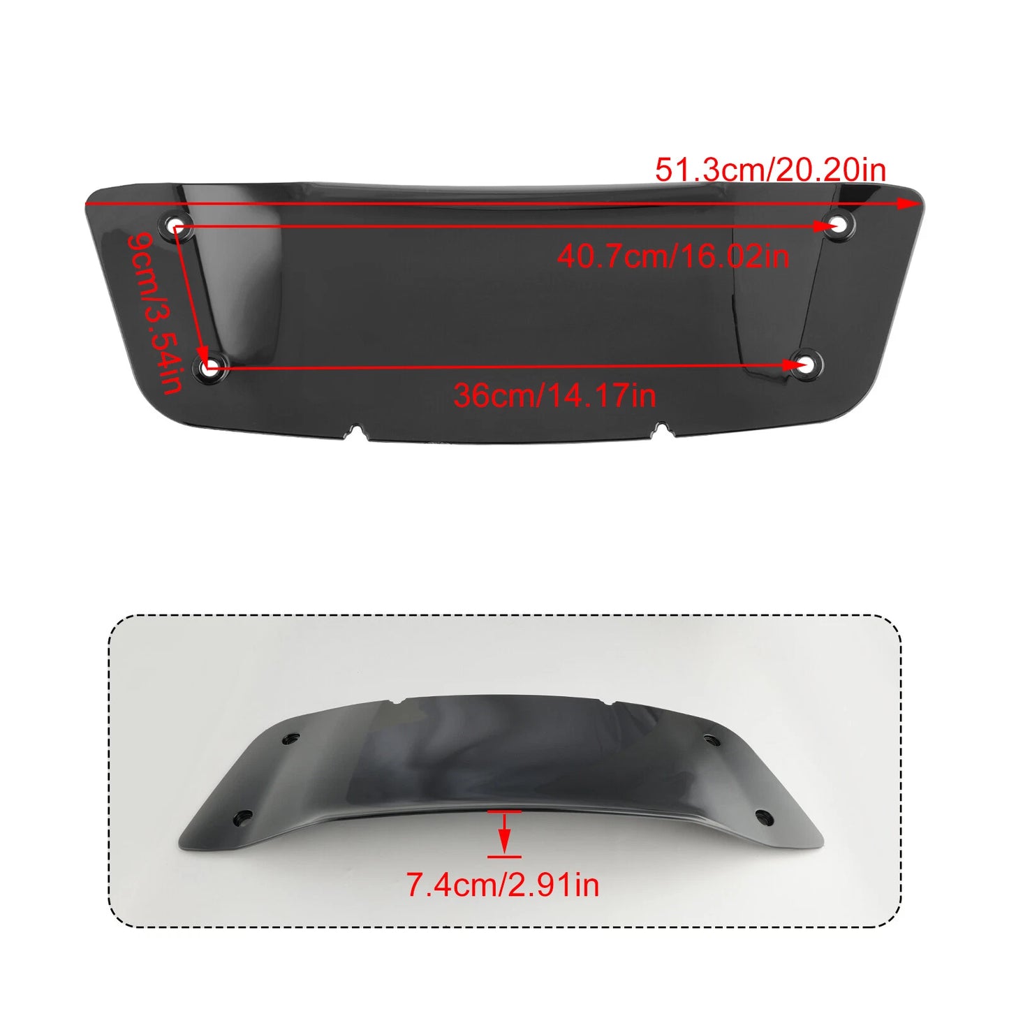 Windshield for CVO Street Glide FLHXSE (2023-2024)