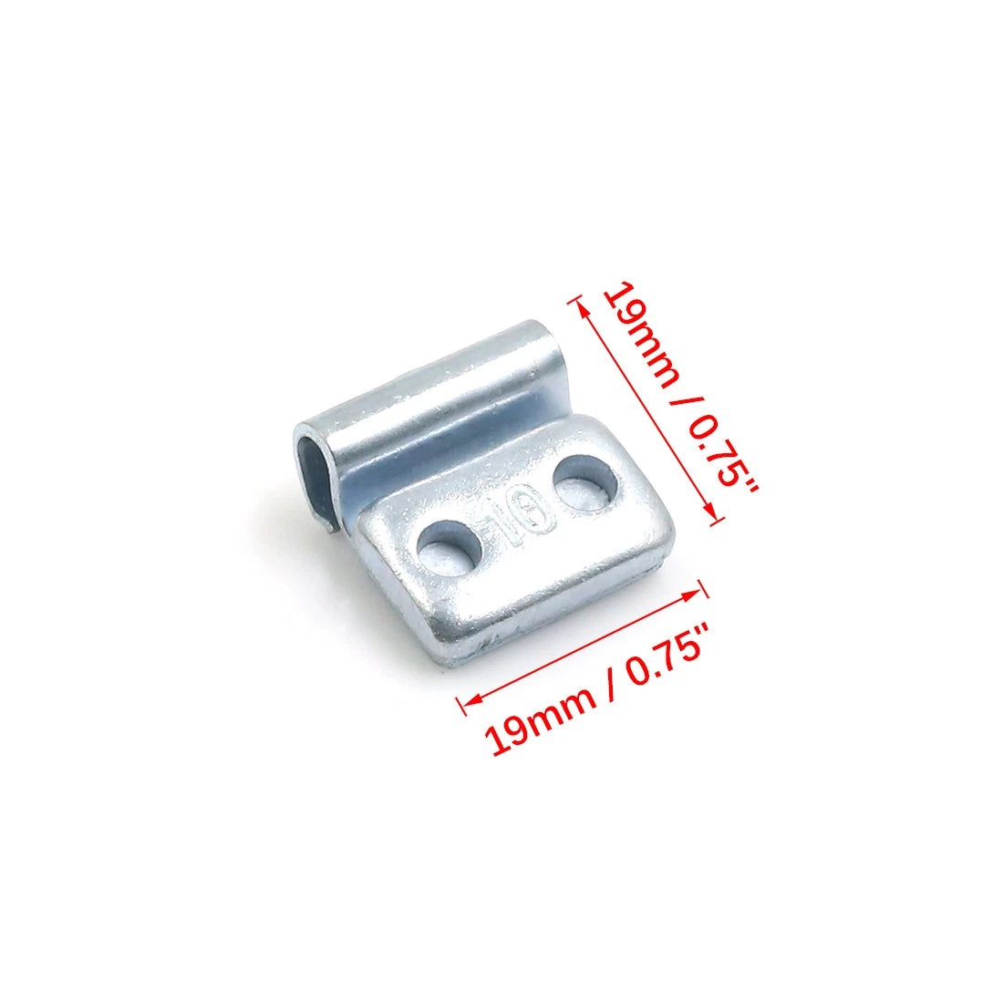 10g Clip-on Tyre Wheel Weights / 19x19mm / Tyre Wheel Weights for Motorcycle Car