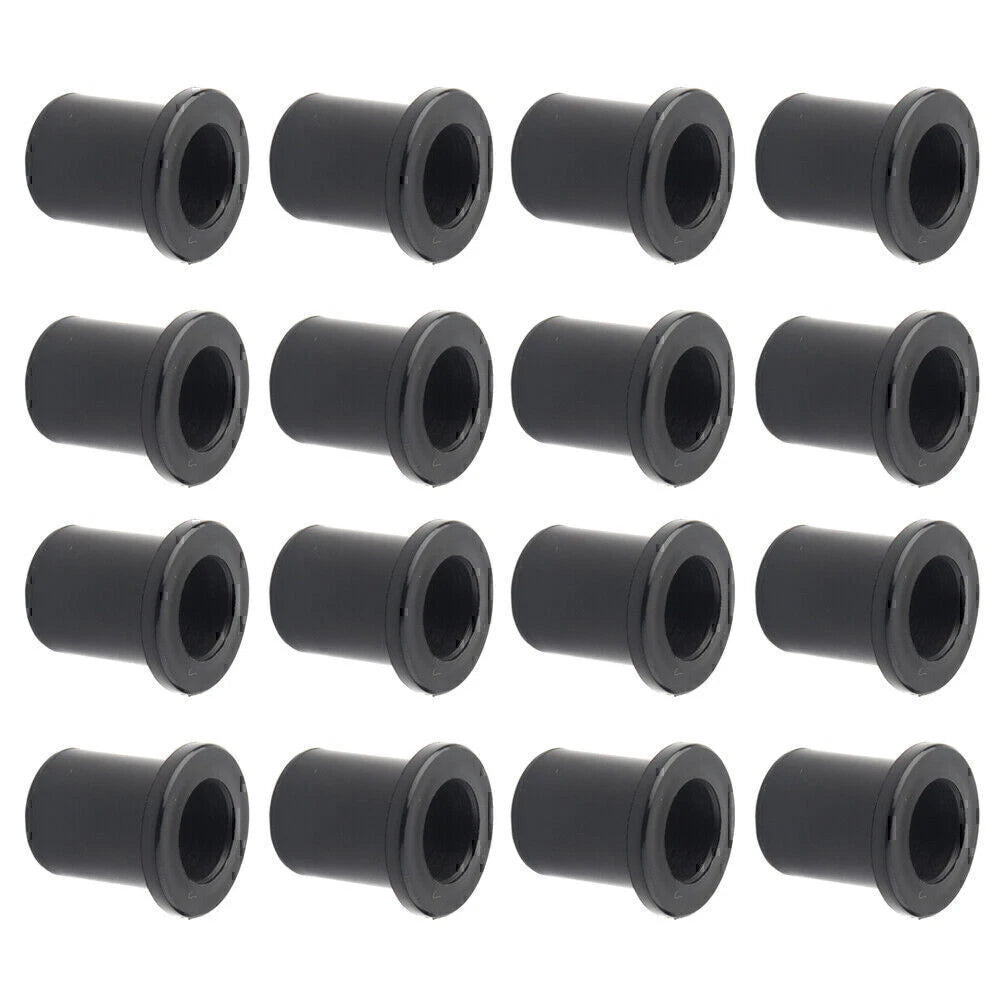 16 x Black Front & Rear Suspension Bushings for Arctic Cat (Various Years)