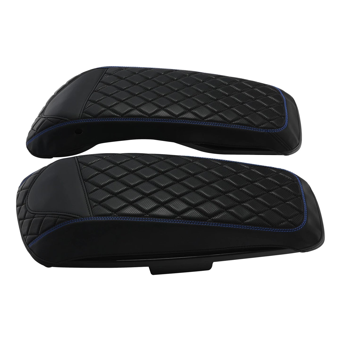 Saddlebag Lid Covers Black Blue for Harley Street Glide (2014-2023)