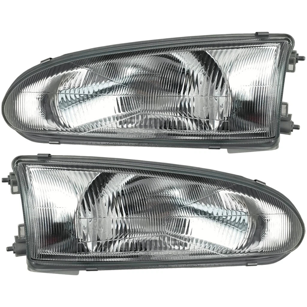 1 Pair Headlight Glass Lens for Proton Arena Jumbuck Satria Wira Persona (2000-2007)
