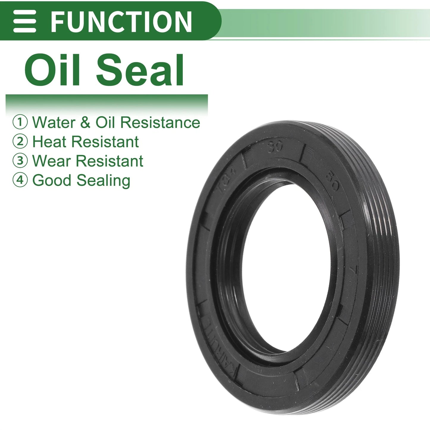 Oil Seal / 30x50x7mm / Lip Seal NBR Rubber 5 Pcs for TG4