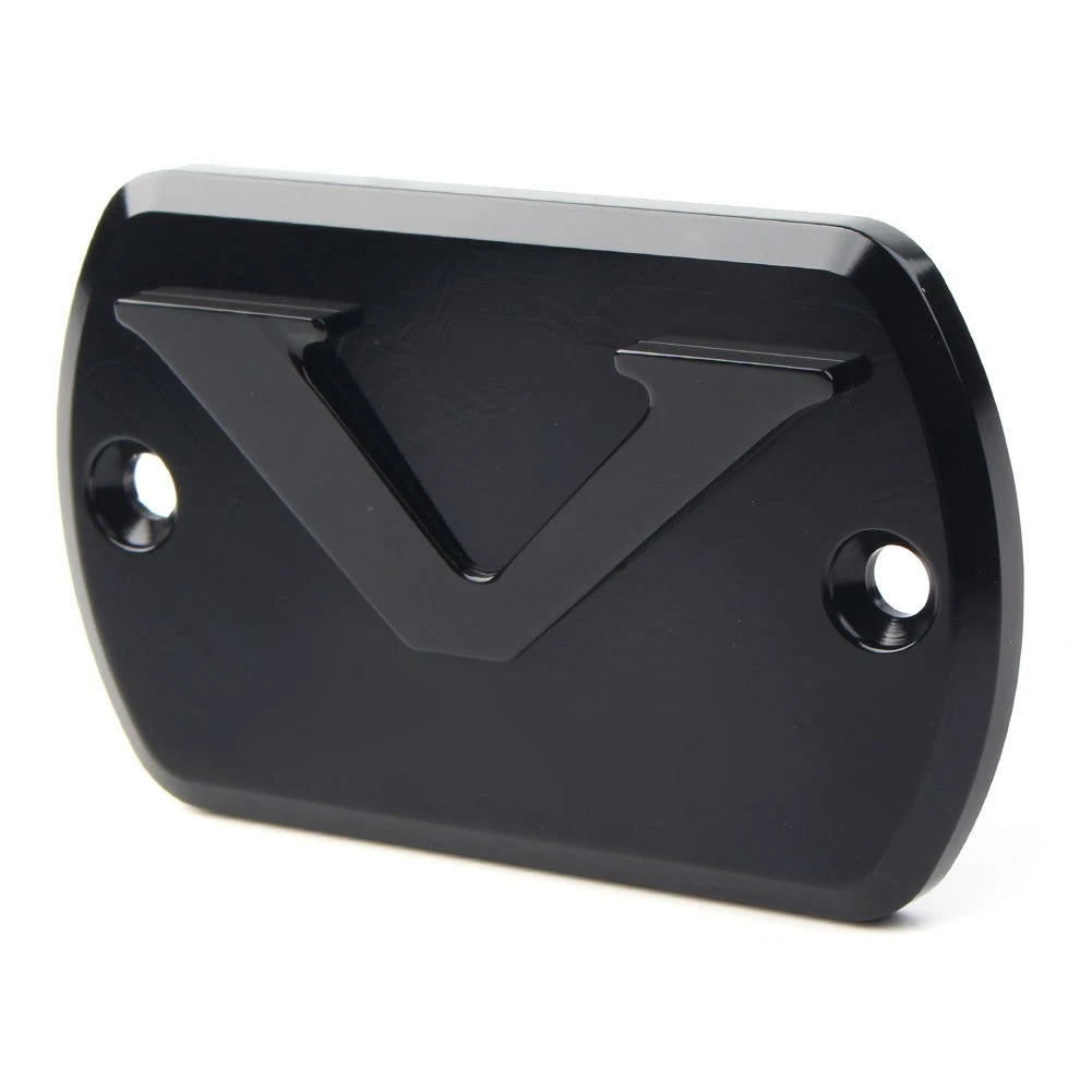 Black Front Brake Fluid Reservoir Cover for Yamaha V Star XVS 650/950/1100/1300