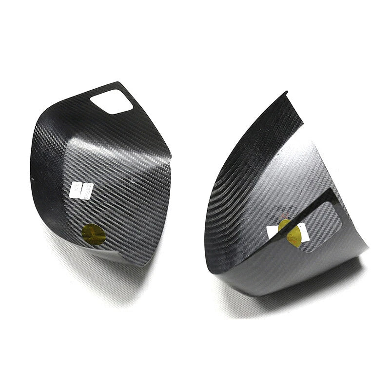 Dry Carbon Fiber Add-on Side Mirror Cover for Audi TT R8 16+ w/ Lane Assist