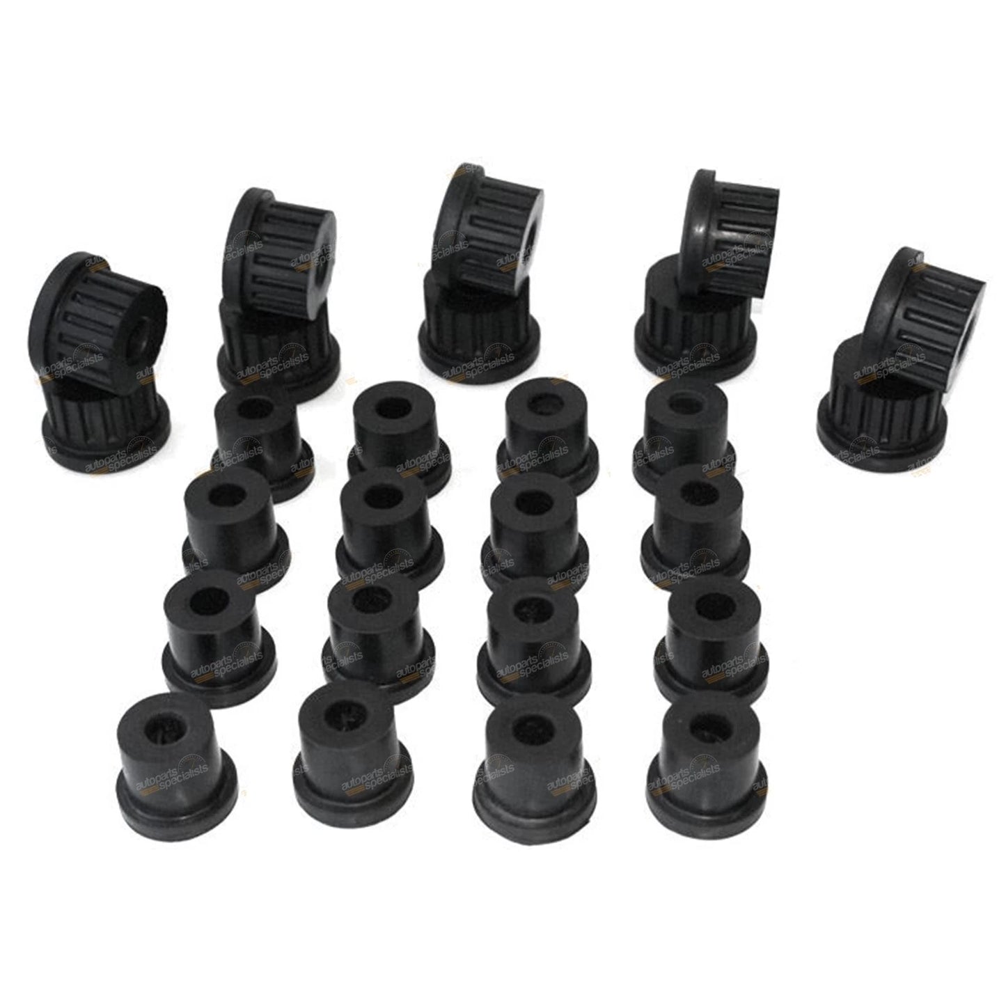 Front & Rear Rubber Leaf Spring Bush Kit for Sierra SJ410 SJ413 LJ50 LJ80