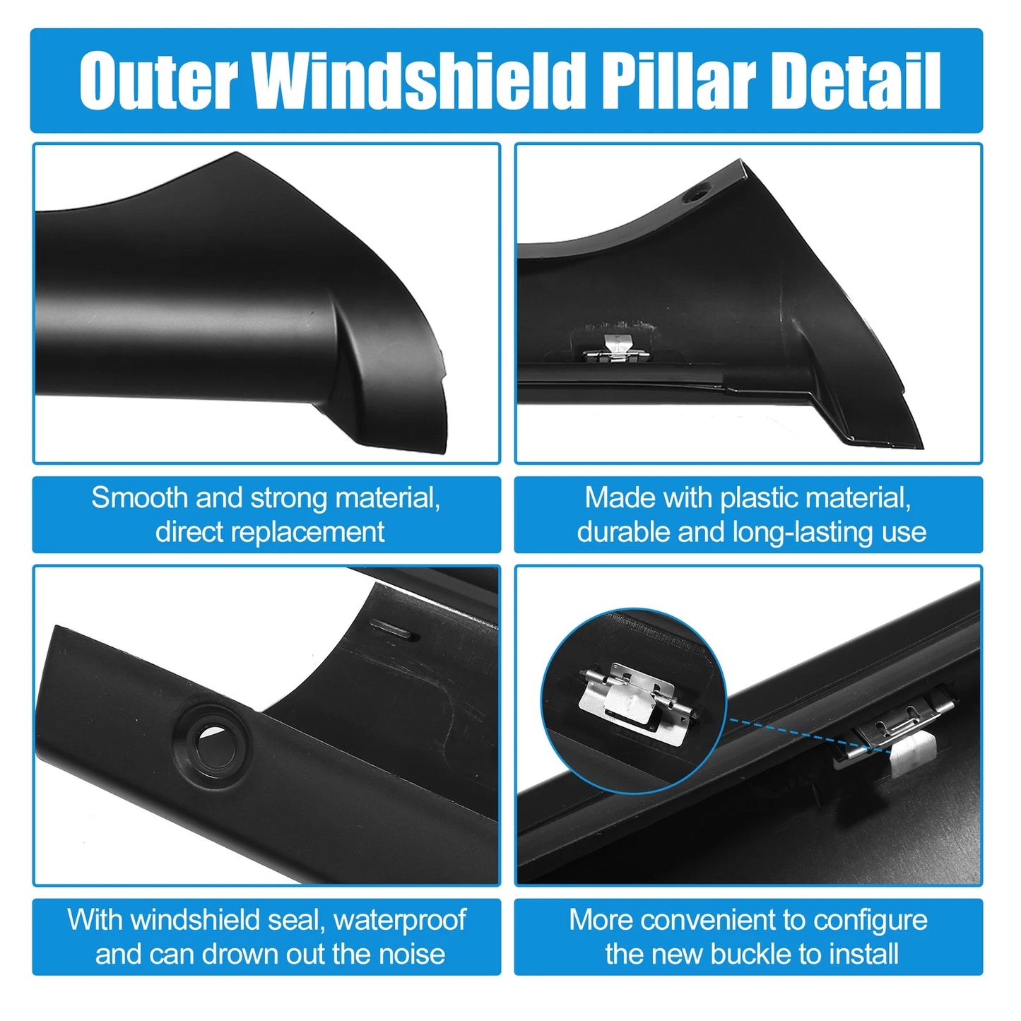 Windshield A Pillar Trim for Land Rover Discovery (1999-2004)