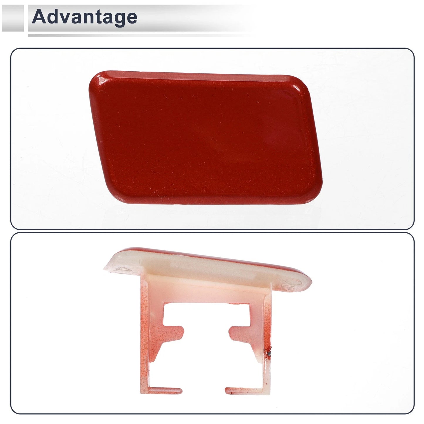Front Right Side Bumper Headlight Washer Nozzle Cover for BMW X3 (2004-2010)