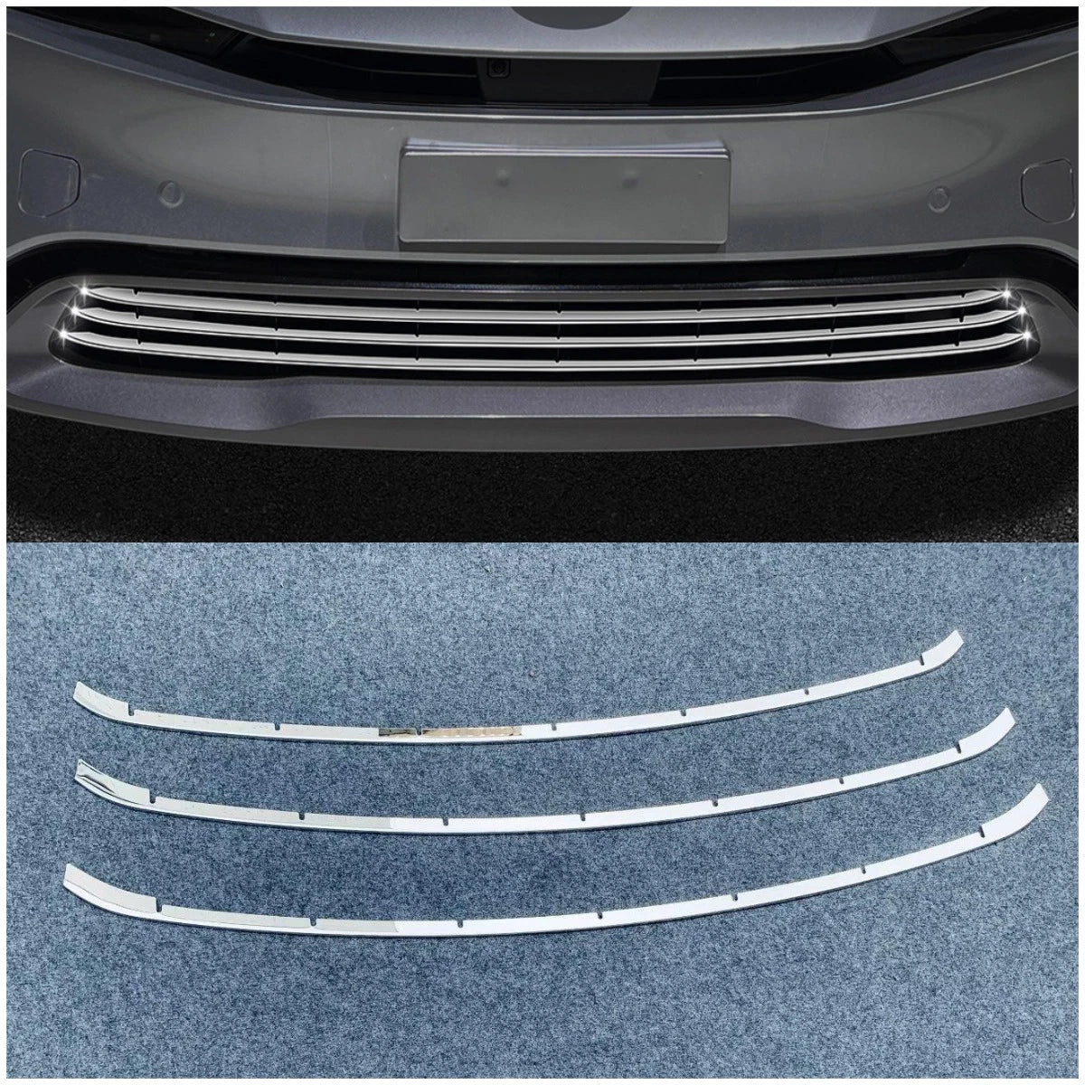 Front Lower Grille Frame Cover Trim for Toyota Prius (2023-2024)