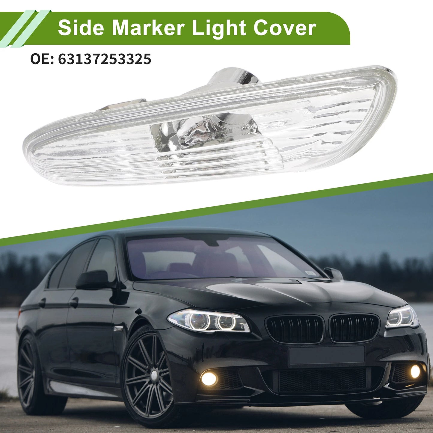 Right Side Marker Light Cover for BMW 3 Series E90 (2006-2010)
