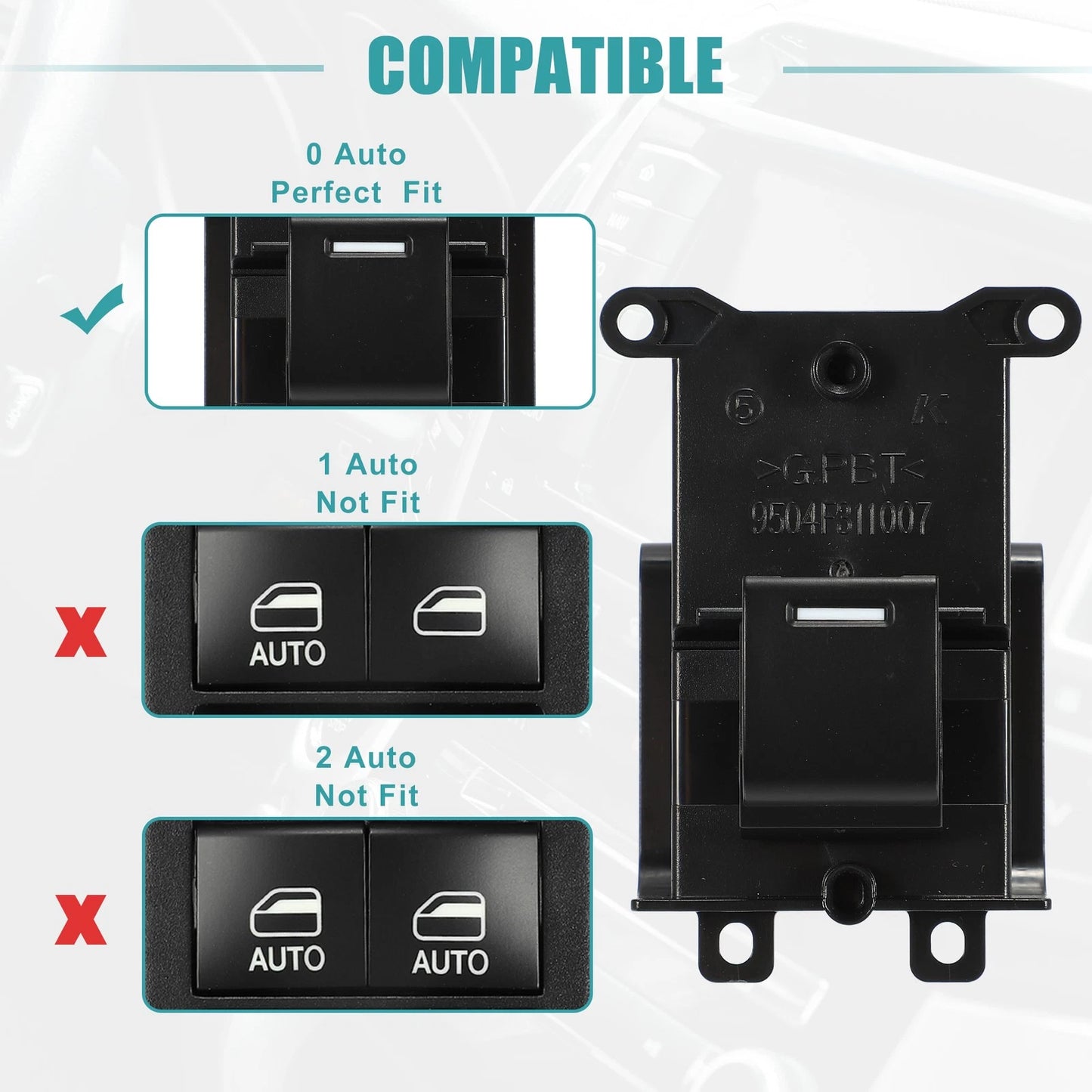 Power Window Switch for Honda CR-V 2.4L (2007-2009)