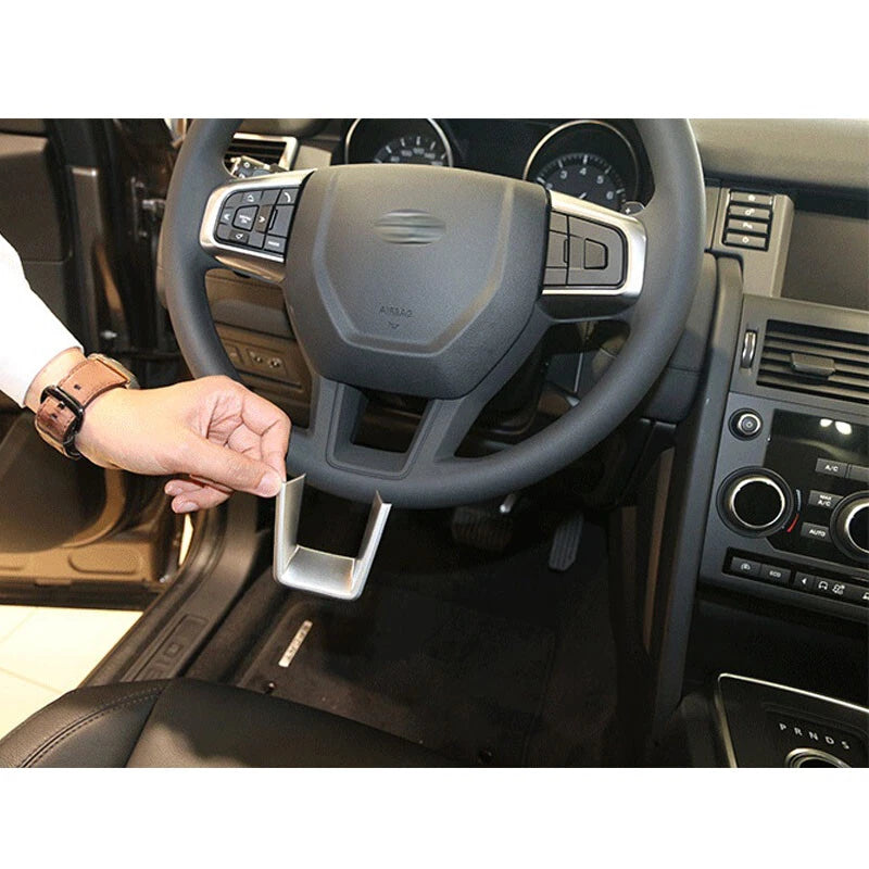 Chrome Steering Wheel Lower Cover Trim fit for Discovery Sport 2015-2018