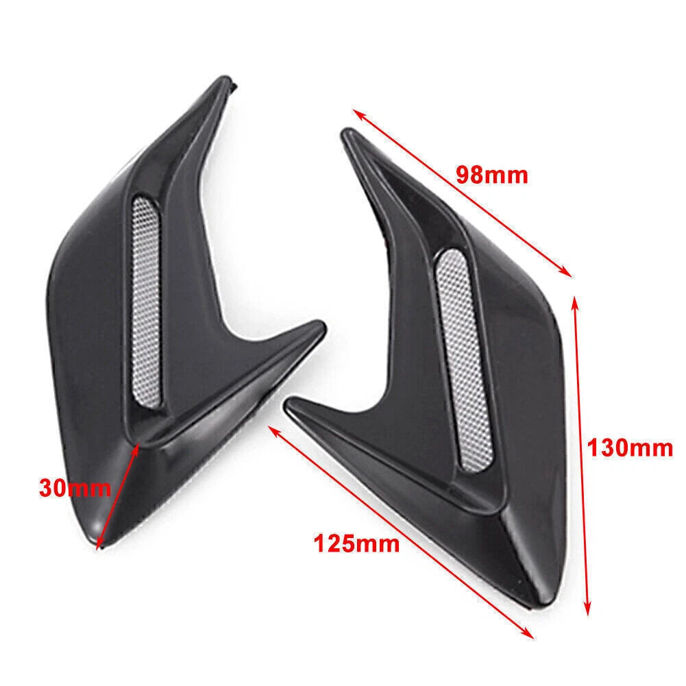 Carbon Air Flow Intake Scoop Vent Cover for Car Hood Decoration