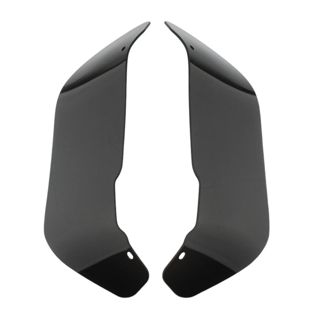Black Front Windshield Side Spoiler for Honda GL1800 (2018-2024)