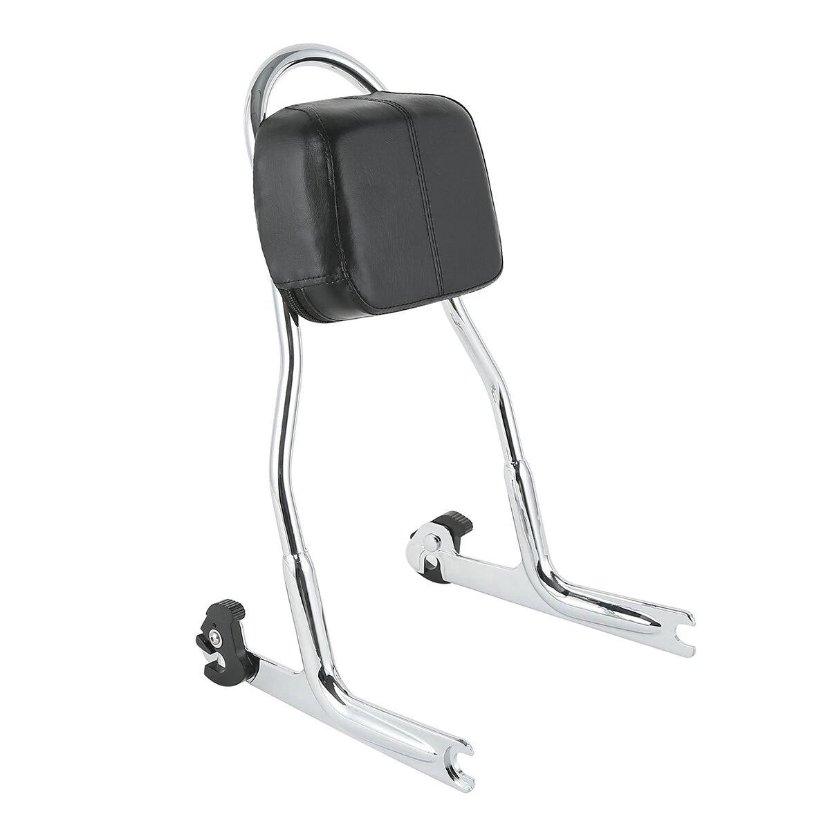 Chrome Detachable Sissy Bar Backrest for Harley Softail Fat Boy (2000-2017)