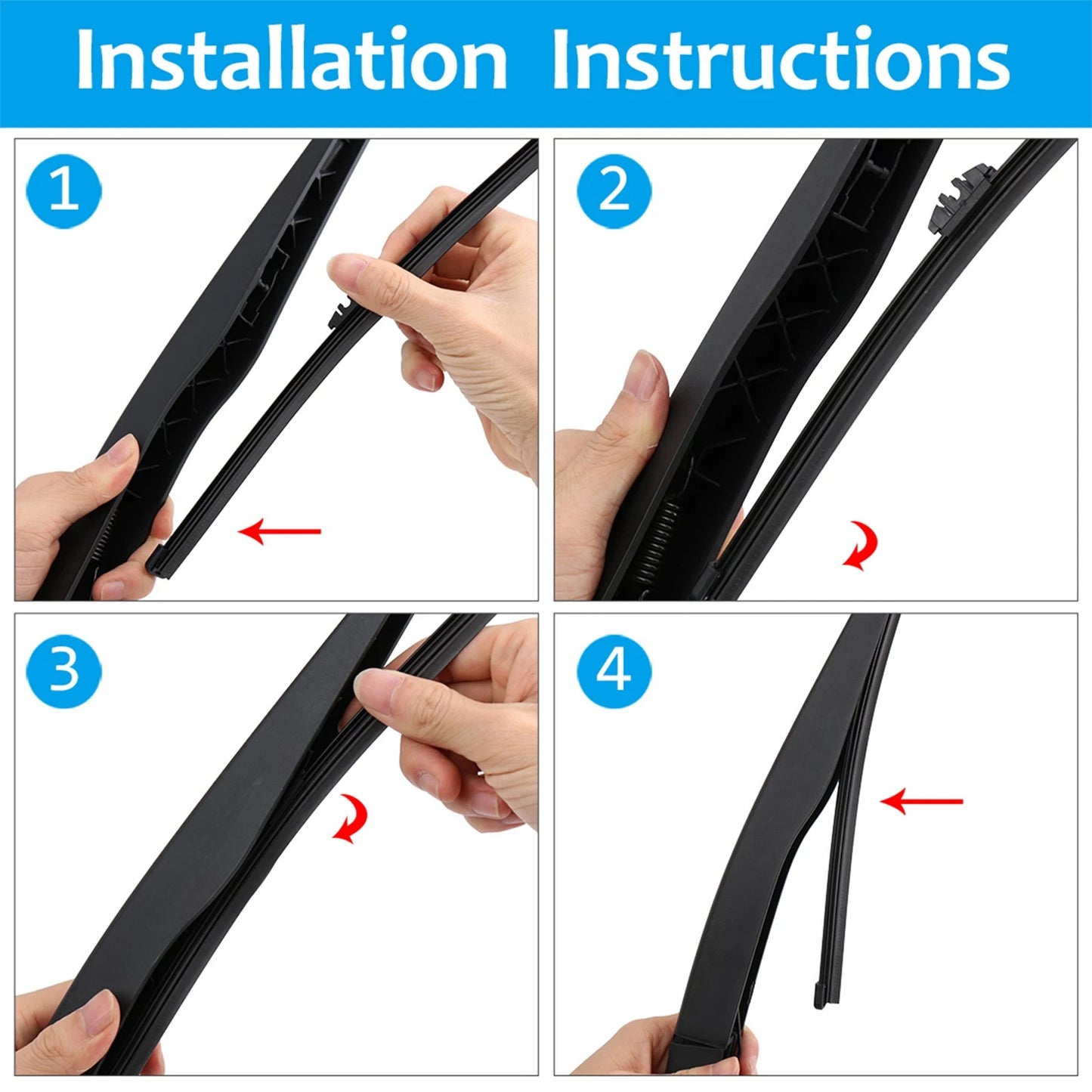 11" Rear Window Wiper Blade Arm Set for Ford Escape (2014-2019)