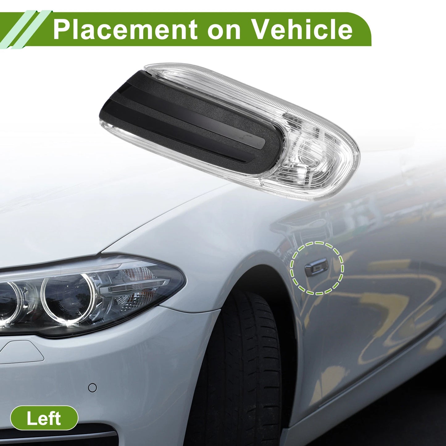 Left Side Marker Light Cover for MINI Cooper (2014-2021)