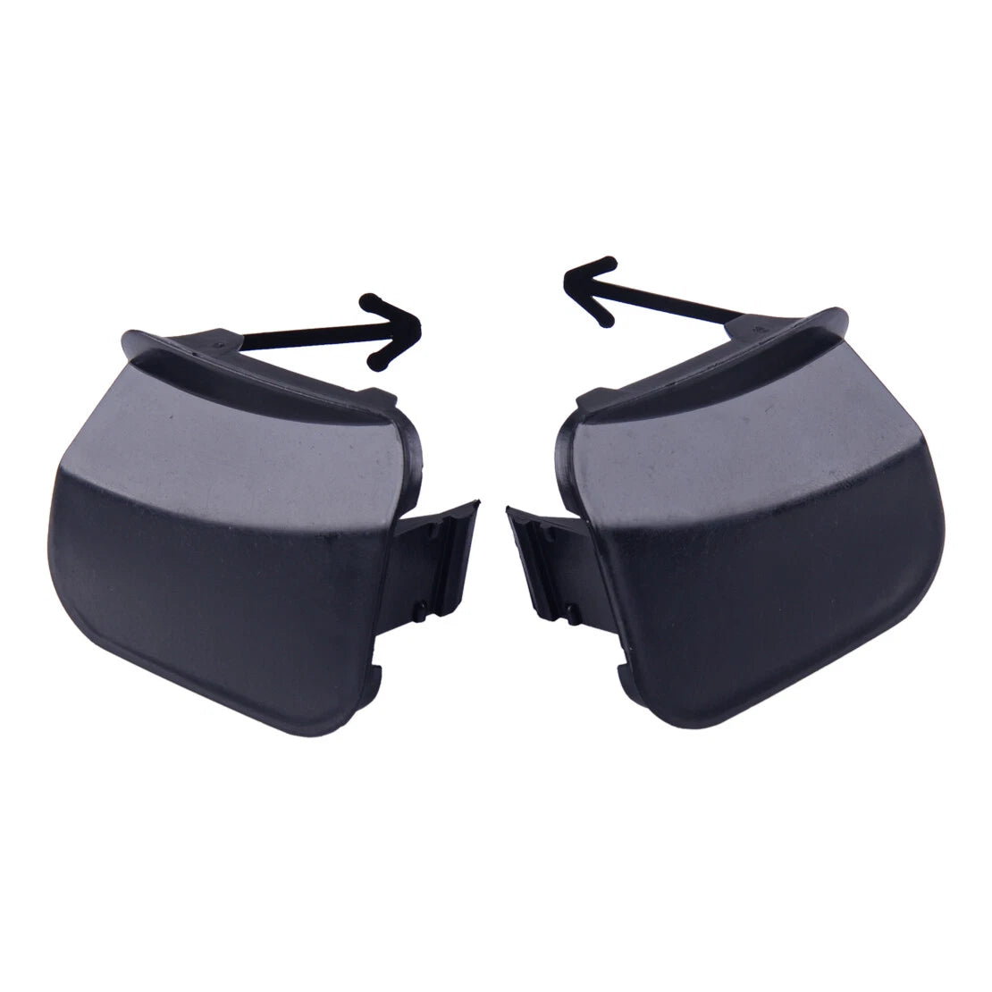 Front Bumper Tow Hook Eye Cover Caps for Toyota Highlander (2008-2010)