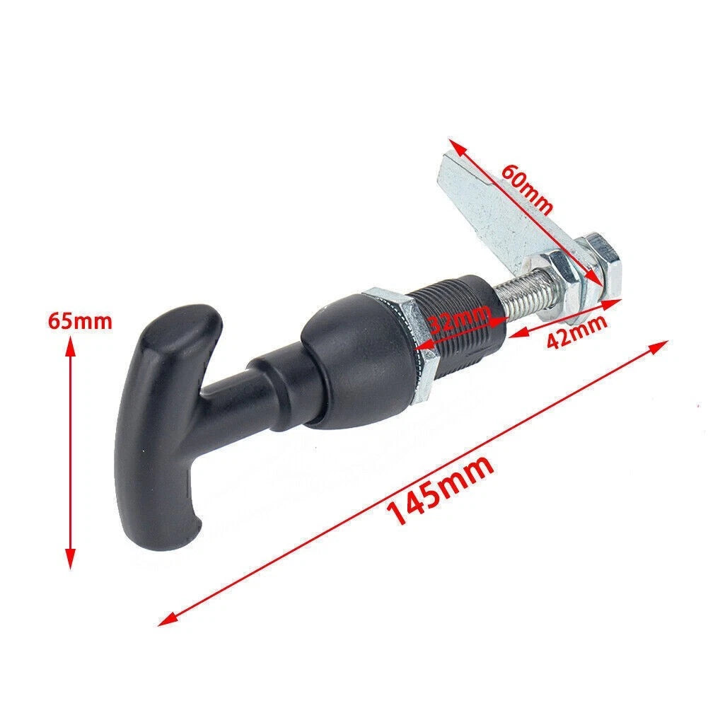 Universal Front Fixing 'T' Locks Handle for Trailer Caravan Canopy Toolbox
