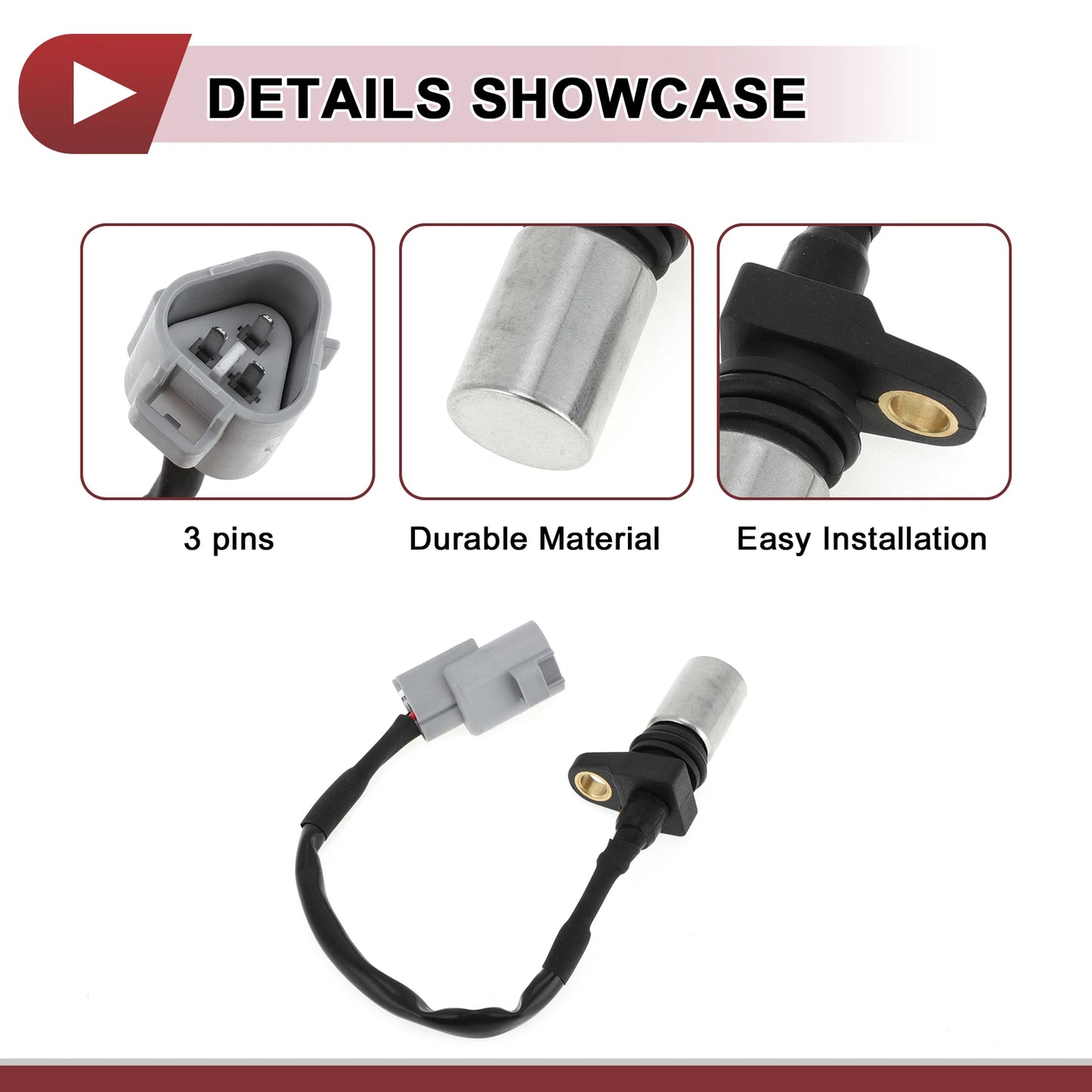 Crankshaft Position Sensor for Toyota Yaris 1.4D-4D (2001-2005) 1 Pc