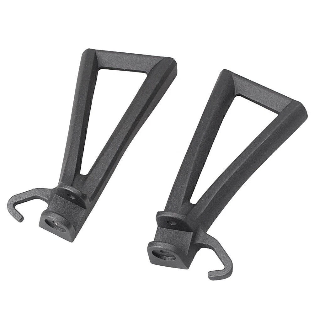 Black Rear Footrest Assembly Kit with Foot Pegs for Yamaha YZF R6 (2006-2011)