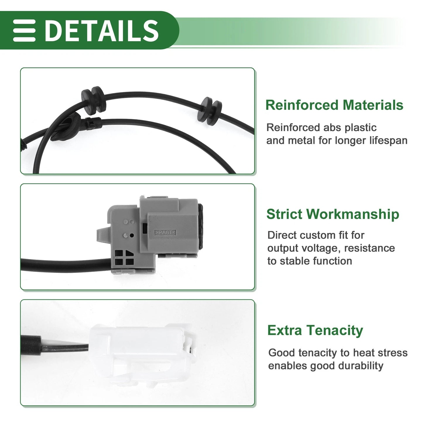 ABS Wheel Speed Sensor for Toyota Corolla Rear Left