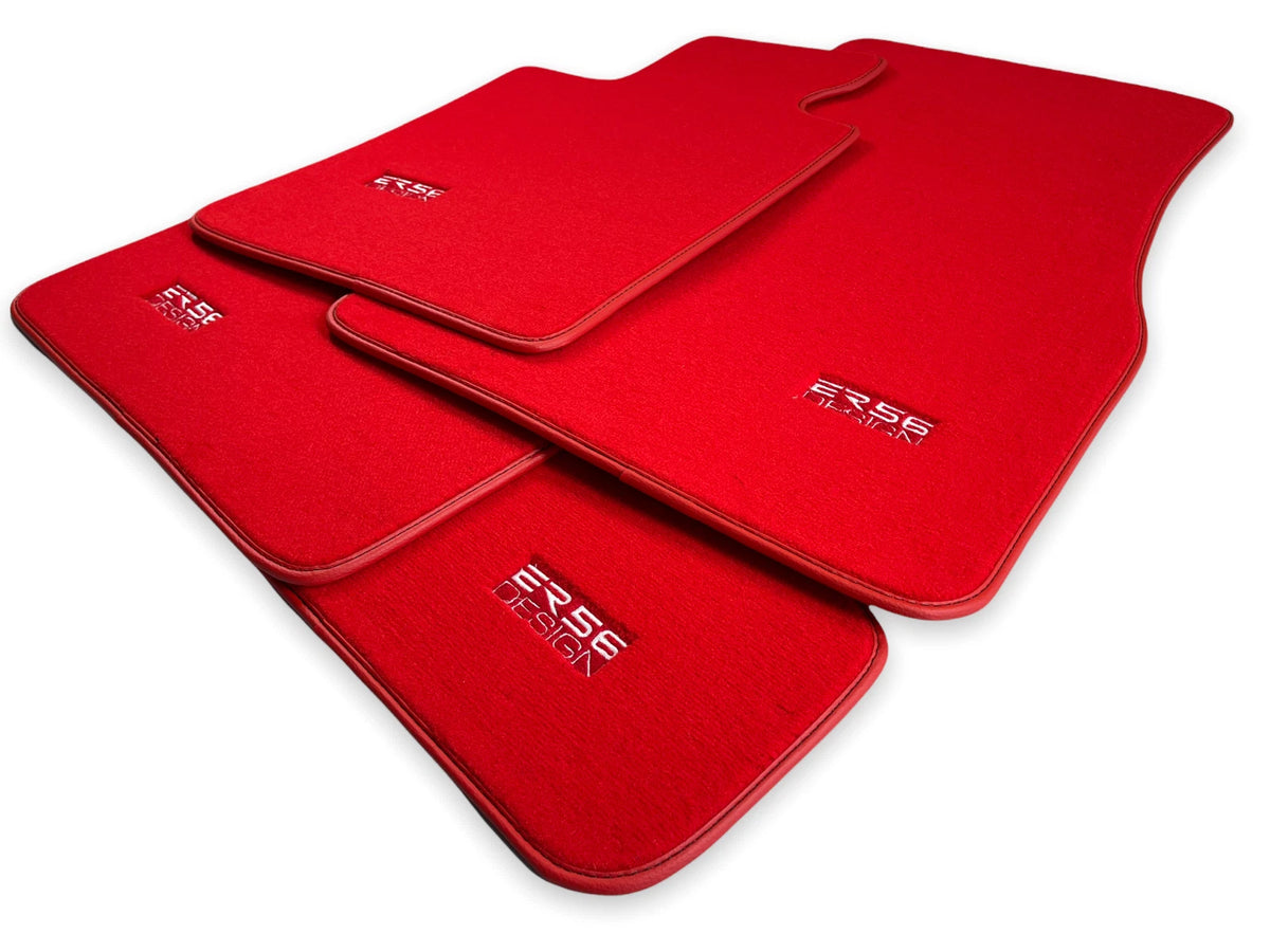 Premium Red Floor Mats for BMW 5 Series G30 (2017-2023)