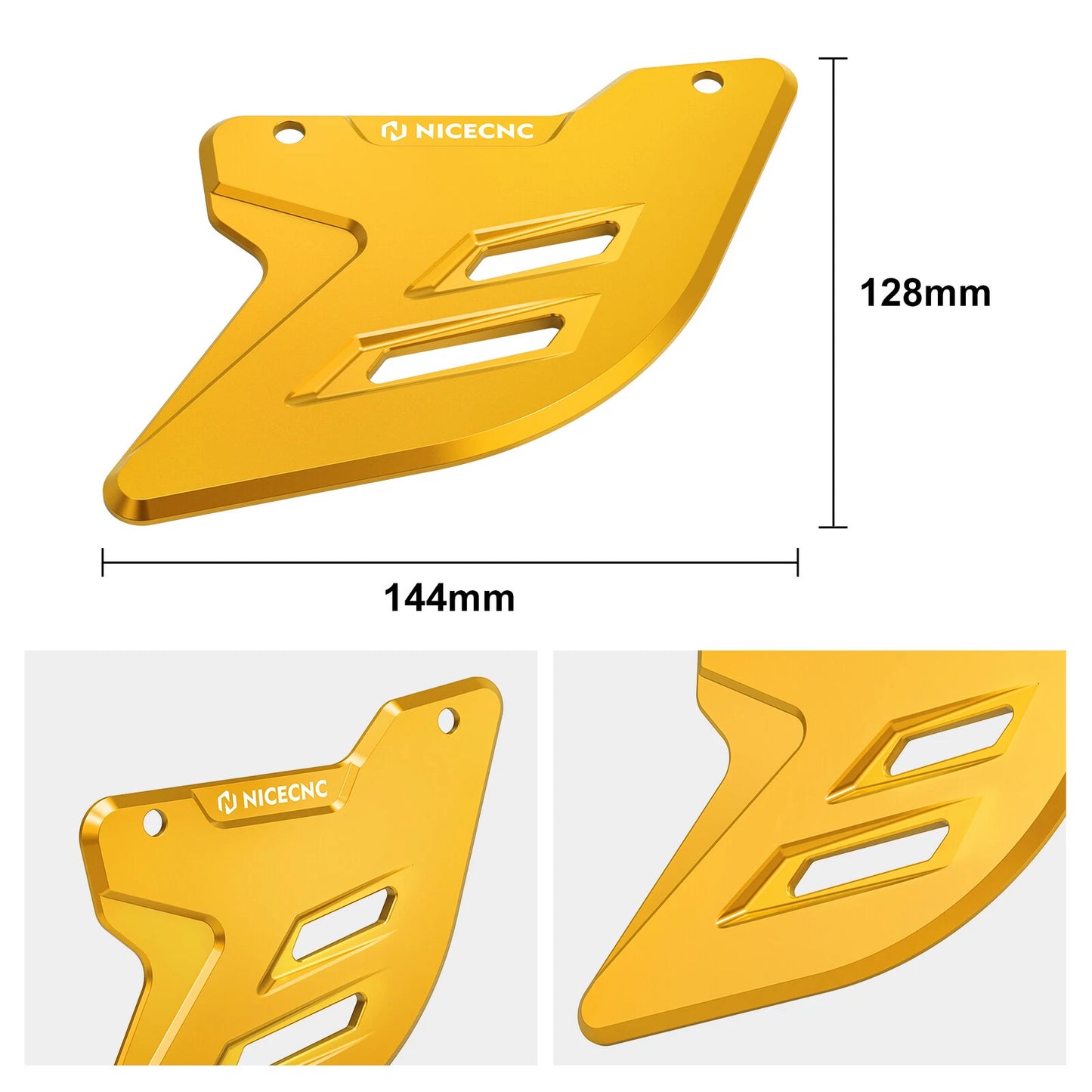 Rear Brake Disc Guard for Suzuki DRZ400SM (2005-2024) - Gold