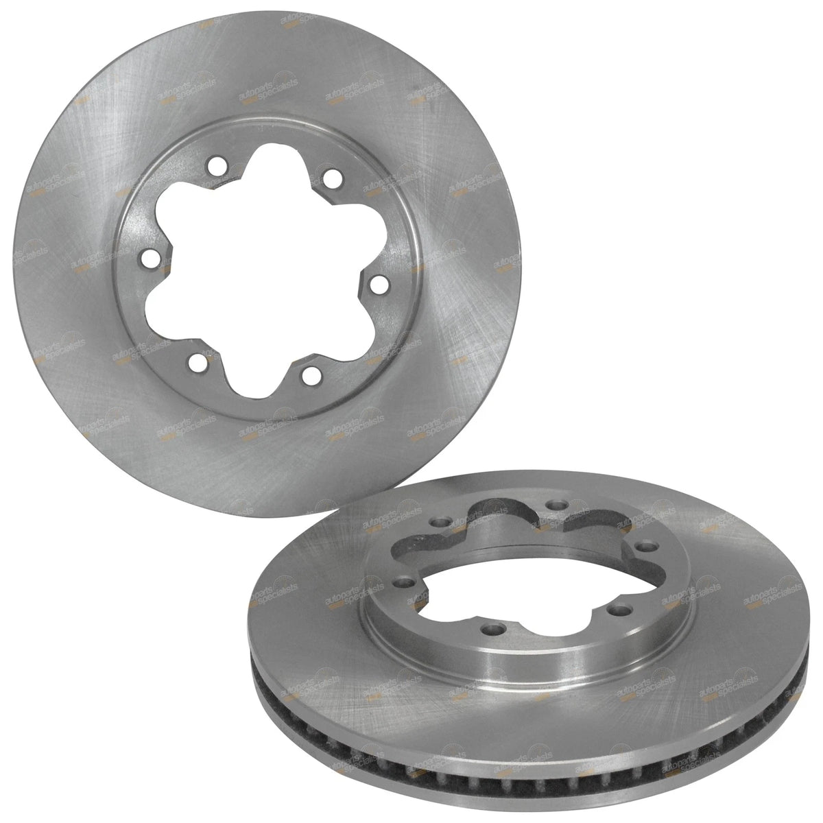 2 x Front Disc Brake Rotors for Hiace TRH201 TRH221 TRH223 (2005–2012)